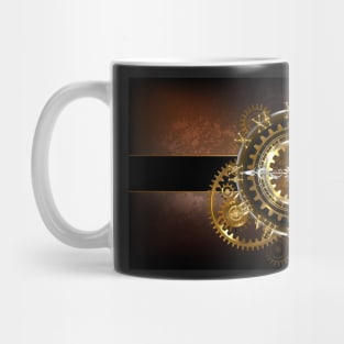 Clock with Gears ( Steampunk Clock ) Mug